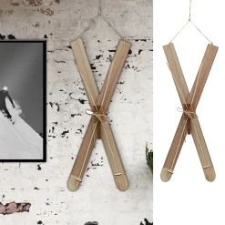 CEPEWA Deko Ski Zum Auhängen H62cm Holzski Skipaar Winterdeko Weihnachtsdeko Schnee Skihütte -Garten- & Gewächshäuser Geschäft 820afc275cc4d04b661cedabd634ff7e