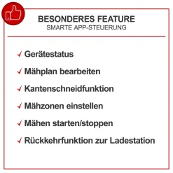 Scheppach Mähroboter RoboCut XL600 20 V/2,5 Ah 18 Cm Schnittbreite 16 Scheppach Mähroboter RoboCut XL600 20 V/2,5 Ah 18 Cm Schnittbreite -Garten- & Gewächshäuser Geschäft 8260ee1e7a3b8c452dc111a0b8123d6c