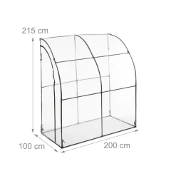 Relaxdays Begehbares Tomatengewächshaus Mit Folie 12 Relaxdays Begehbares Tomatengewächshaus Mit Folie -Garten- & Gewächshäuser Geschäft 82f6a7092fd4379a819cbff6b16894ba