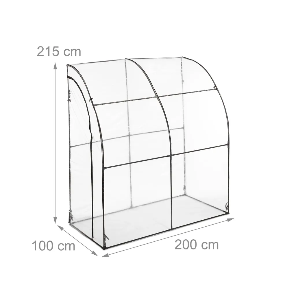 Relaxdays Begehbares Tomatengewächshaus Mit Folie 4 Relaxdays Begehbares Tomatengewächshaus Mit Folie – Bild 4