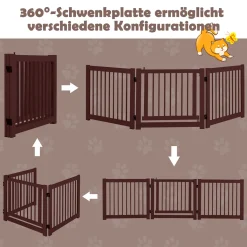 COSTWAY Schutzgitter Treppengitter Absperrgitter Hundeschutzgitter Tuerschutzgitter 3 Stücke -Garten- & Gewächshäuser Geschäft 8302a470c1e171ea354c8de2de548af6