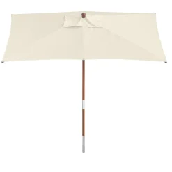 Anndora Sonnenschirm 2,5x1,5m Eckig Knickbar Natural - Natural -Garten- & Gewächshäuser Geschäft 830f1081f91472662f0751ff79adad3e