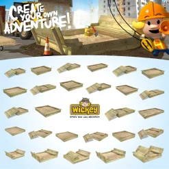 WICKEY King Kong 145 X 145 Cm Sandkasten Mit Deckel Sandkiste Mit Sitzbank Garten Kinder Buddelkiste -Garten- & Gewächshäuser Geschäft 833ac40598d949d1d84378b033801846 4