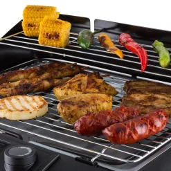 OneConcept Dr. Beef II Elektrogrill, Nutzbar Als Standgrill Oder Tischgrill, In - Und Outdoor Edition, Große Grillfläche, Bis 2000 W, Inkl. Standfuß, Thermostatstufenlos Regelbar, Schwarz -Garten- & Gewächshäuser Geschäft 834e0cd1f4dbe4b155758442c2969628