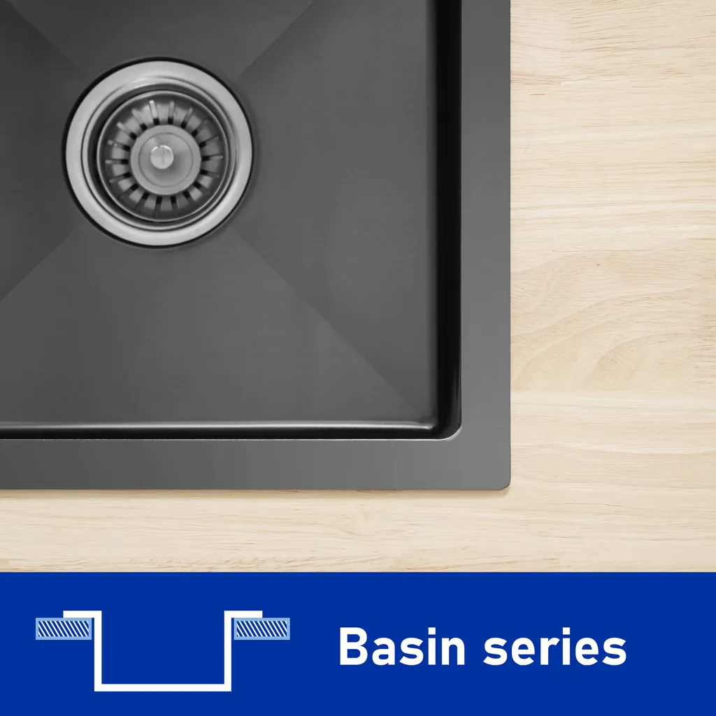 CECIPA Edelstahl Küchenspüle Spülbecken Einbauspüle, Mit Ablaufgarnitur Set,40x45cm 4 CECIPA Edelstahl Küchenspüle Spülbecken Einbauspüle, Mit Ablaufgarnitur Set,40x45cm – Bild 4