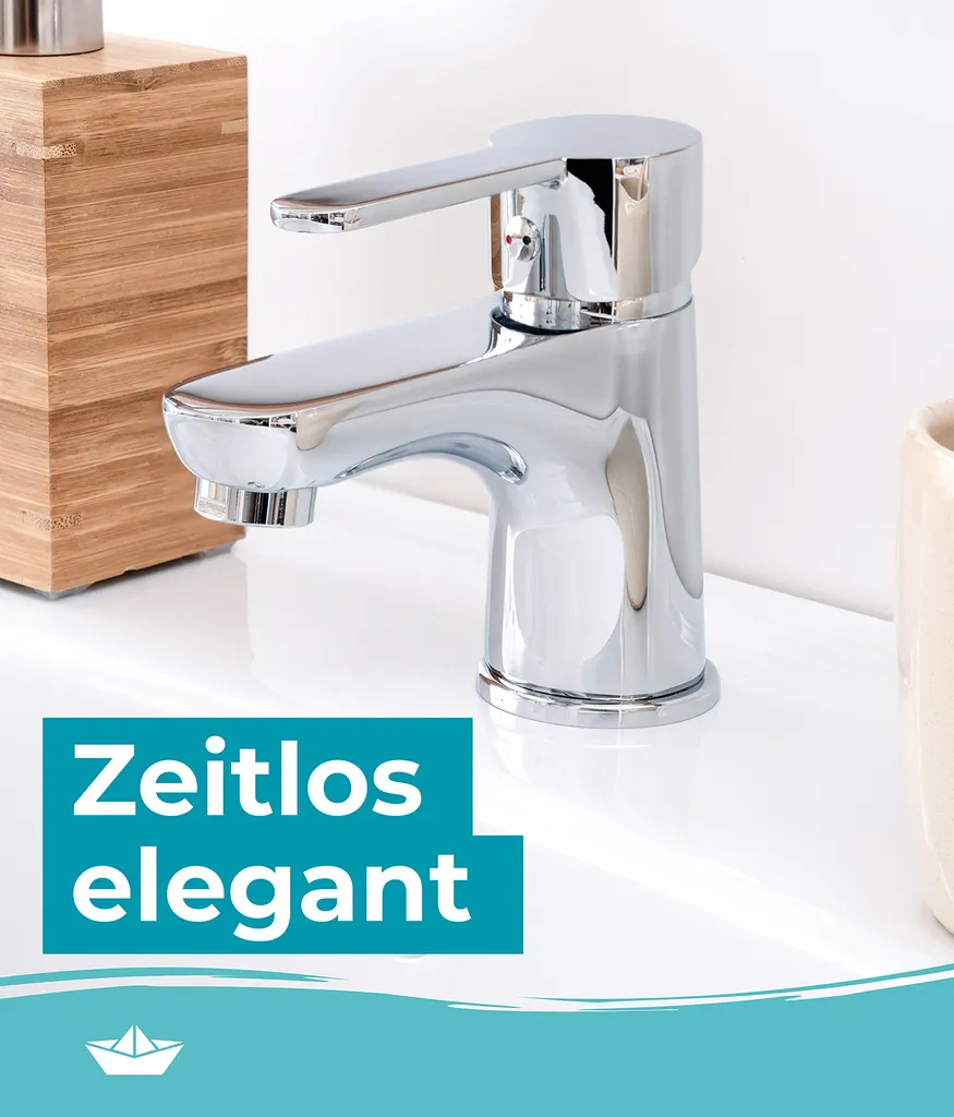 Calmwaters® Wasserhahn Bad - 56 Mm Auslaufhöhe - Leichte Reinigung - Robuster Messingkern - Mit Excentergarnitur Und 35 Cm Anschlussschläuche - Hochdruck Waschtischarmatur Bad 8 Calmwaters® Wasserhahn Bad - 56 Mm Auslaufhöhe - Leichte Reinigung - Robuster Messingkern - Mit Excentergarnitur Und 35 Cm Anschlussschläuche - Hochdruck Waschtischarmatur Bad – Bild 8