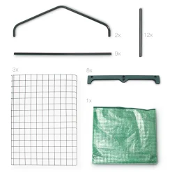 Relaxdays Foliengewächshaus Mit PE Gitterfolie -Garten- & Gewächshäuser Geschäft 8405f6e0cc0964bf0b984792b835d4ca