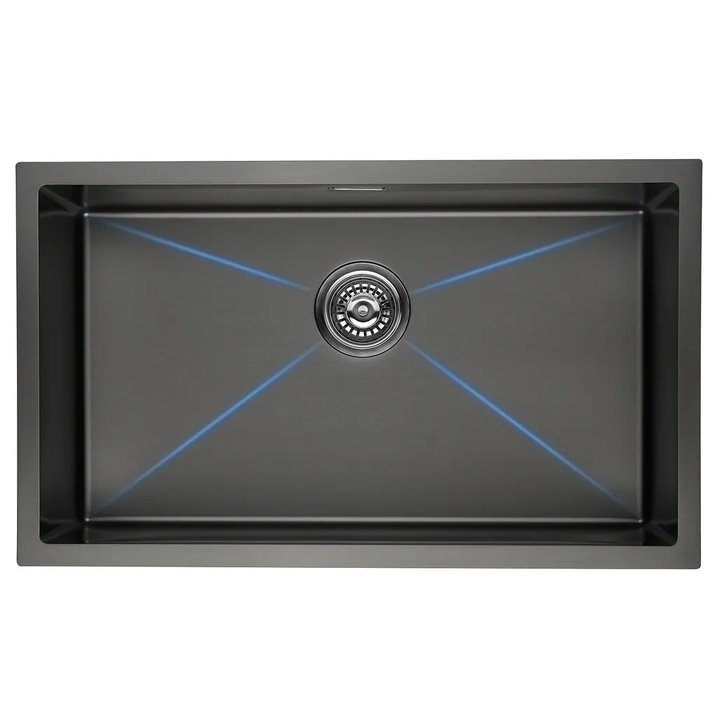 Lonheo Edelstahl Spülbecken 74 X 44cm Für Ab 80cm Unterschrank, Küchenspüle Edelstahlspüle Inkl. Ablaufgarnitur 2 Lonheo Edelstahl Spülbecken 74 X 44cm Für Ab 80cm Unterschrank, Küchenspüle Edelstahlspüle Inkl. Ablaufgarnitur – Bild 2