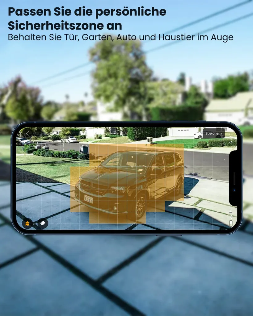 IeGeek 2K Solar Überwachungskamera Aussen Akku, Wlan Kamera Outdoor Mit Farbnachtsicht, 130°-Weitwinkelkamera, PIR Bewegungsmelder, 2-Wege Audio, Arbeit Mit Alexa, Cloud/SD Storage, IP65 4 IeGeek 2K Solar Überwachungskamera Aussen Akku, Wlan Kamera Outdoor Mit Farbnachtsicht, 130°-Weitwinkelkamera, PIR Bewegungsmelder, 2-Wege Audio, Arbeit Mit Alexa, Cloud/SD Storage, IP65 – Bild 4