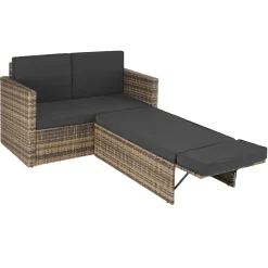 Tectake Rattan Lounge Korfu - Natur -Garten- & Gewächshäuser Geschäft 847eae4698a5cbfe262e9688fc4d4ab3