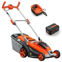 40V Akku Rasenmäher E137C - Set Mit Akku Und Ladegerät FUXTEC