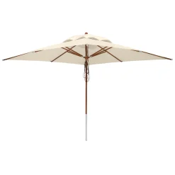 Anndora Sonnenschirm 4x4m Eckig Natural Winddach UV-Schutz - Natural -Garten- & Gewächshäuser Geschäft 848ed8c2e5184cb7c55df7351a60397f