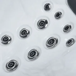 Artsauna Outdoor Whirlpool Oasis – Spa Mit Massagedüsen, LED-Beleuchtung, 2 Filter, Abdeckung, Pumpe, Ausstiegshilfe - Whirlpool Winterfest & Beheizbar -Garten- & Gewächshäuser Geschäft 84a0c838532b2697a21713f35a9b40d2