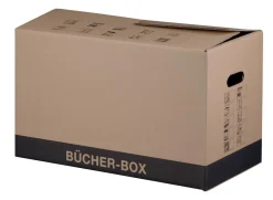 Ropipack Bücherbox Plus Mit Doppeltem Boden Stabiler Umzugskarton Umzugskiste 560 X 293 X 330 Mm - 10 Stück