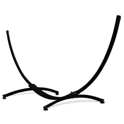 Potenza Gestell Outdoor Hängemattengestell XXL 350cm, 220kg I Schwarz Gestell Für Hängematten, Rahmen Aus Stahl Wetterfest