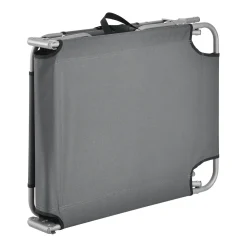 Casa.pro Sonnenliege Carcao Gartenliege Strandliege Bis 110 Kg Verstellbar Liege Zusammenklappbar Stahlgestell Dunkelgrau -Garten- & Gewächshäuser Geschäft 84fe6305328647993cce0c05140b7927