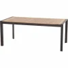 Siena Garden Zurigo Auszietisch 180/240x90cm Teakholz / Anthrazit