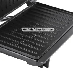 Monzana Kontaktgrill Antihaftbeschichtung BPA Frei Cool-Touch Griff Herausnehmbare Auffangschale 750W Tischgrill Sandwich Maker -Garten- & Gewächshäuser Geschäft 8550f2e057df33eeb87da14e118134f0