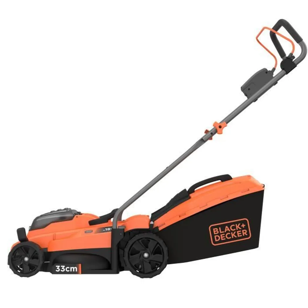 BLACK & DECKER Akku-Rasenmäher 33 Cm LITHIUM 18 V - 2,5 Ah - BCMW3318N-XJ (ohne Batterie) 2 BLACK & DECKER Akku-Rasenmäher 33 Cm LITHIUM 18 V - 2,5 Ah - BCMW3318N-XJ (ohne Batterie) – Bild 2