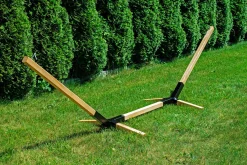 Sapphire Sport Hängematte Gestell Hängemattengestell Holzgestellt Hartholz Buchholz Hängeliege Stahlprofile 5x5cm Gartenliege Indoor Outdoor Relax Ohne Hängematte STABIL -Garten- & Gewächshäuser Geschäft 85755bf565f4f50eb56c892ddc237489