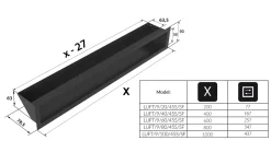 Kratki Lüftungsgitter LUFT 9x80 Graphite Slim -Garten- & Gewächshäuser Geschäft 859b8f4863a63573de417a6b15957f5b 7
