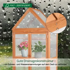 MCombo 3 Etage Gewächenhaus Pflanzschrank Treibhaus Höheverstellbar Holz 0800 -Garten- & Gewächshäuser Geschäft 85ecf00f835170d14957919c7b33ca9b