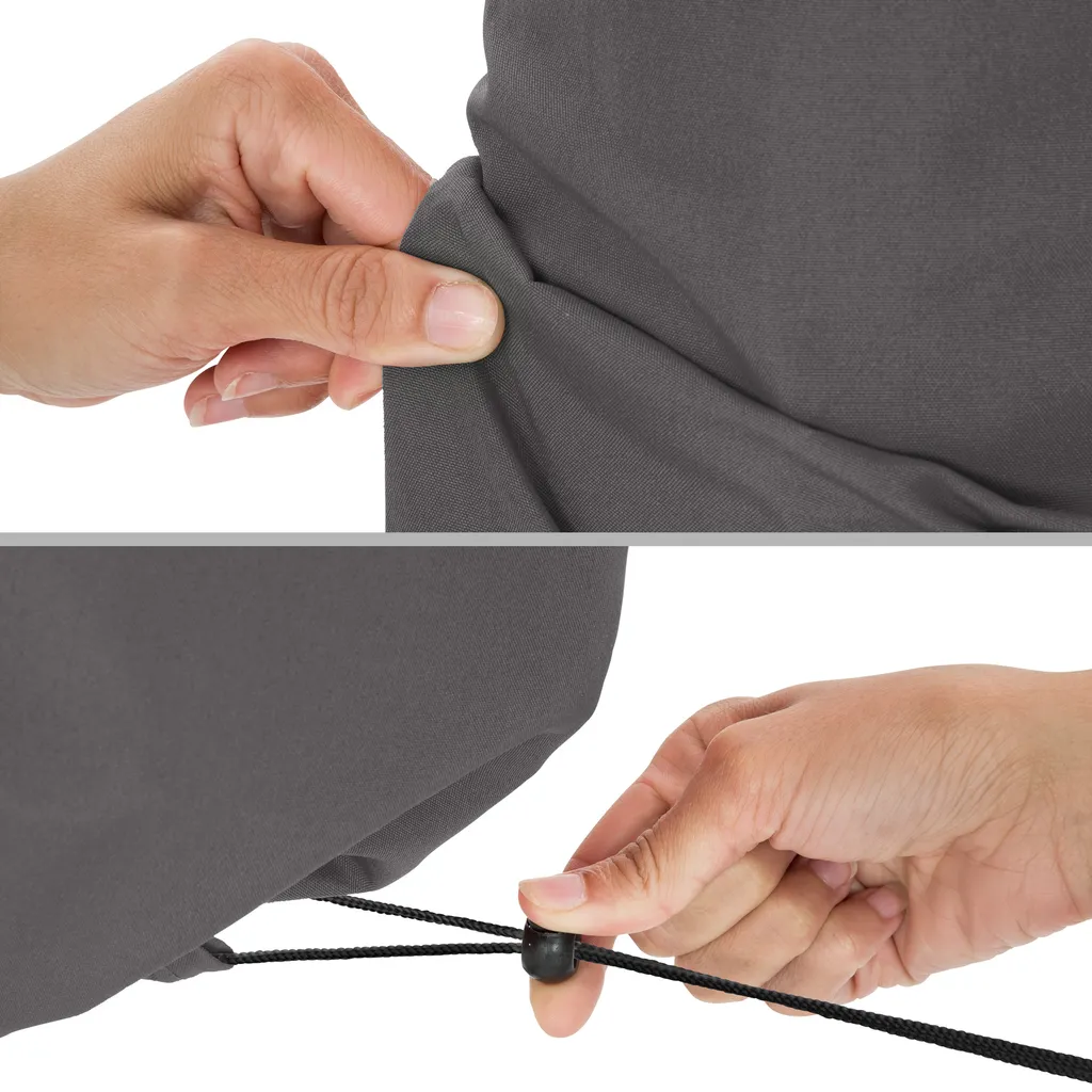 Tectake Sonnenschirm Ampelschirm Ø 300cm Mit Fußpedal Und Schutzhülle - Grau 10 Tectake Sonnenschirm Ampelschirm Ø 300cm Mit Fußpedal Und Schutzhülle - Grau – Bild 10