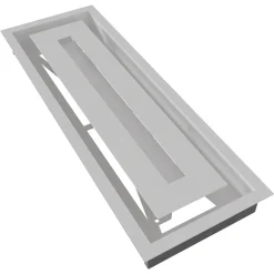 Kratki Lüftungsgitter WIND 17x49 Weiß -Garten- & Gewächshäuser Geschäft 85f56a8054ed4166401ab2c9f400ac38