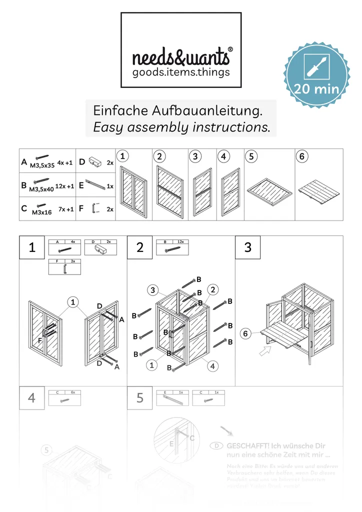 Needs&wants Mini Gewächshaus Klein Winterfest Aus Holz Für Balkon Garten Zimmer Indoor, Frühbeet Hochbeet Treibhaus Anzucht Aufzucht Von Pflanzen Pflanzschrank Anzuchthaus, 58x43x76 Cm, Polycarbonat, Braun 7 Needs&wants Mini Gewächshaus Klein Winterfest Aus Holz Für Balkon Garten Zimmer Indoor, Frühbeet Hochbeet Treibhaus Anzucht Aufzucht Von Pflanzen Pflanzschrank Anzuchthaus, 58x43x76 Cm, Polycarbonat, Braun – Bild 7