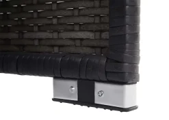 Mendler Poly-Rattan Garnitur HWC-J36, Balkon-/Garten-/Lounge-Set Sitzgruppe Sofa Anthrazit, Kissen Dunkelgrau -Garten- & Gewächshäuser Geschäft 8666299d3e6843f97d0ab3b8b8c3417c