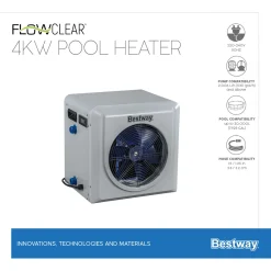 Bestway® Flowclear™ Poolheizung Air Energy, 4.400 W -Garten- & Gewächshäuser Geschäft 866e58de448c2accece4cbe5bb61789c