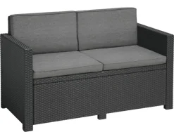 Loungeset Keter Victoria Polyrattan Optik 4-Sitzer 4-teilig Grau Inkl. Polster -Garten- & Gewächshäuser Geschäft 86b8b3b00592331b4fa545e7d001fb20