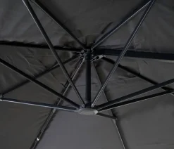 Mendler Gastronomie-Ampelschirm HWC-A96, 3x4m (Ø5m) Polyester Alu/Stahl 26kg Flap, Anthrazit Ohne Ständer -Garten- & Gewächshäuser Geschäft 86d44ef6283b8494b2036112b1550ea3