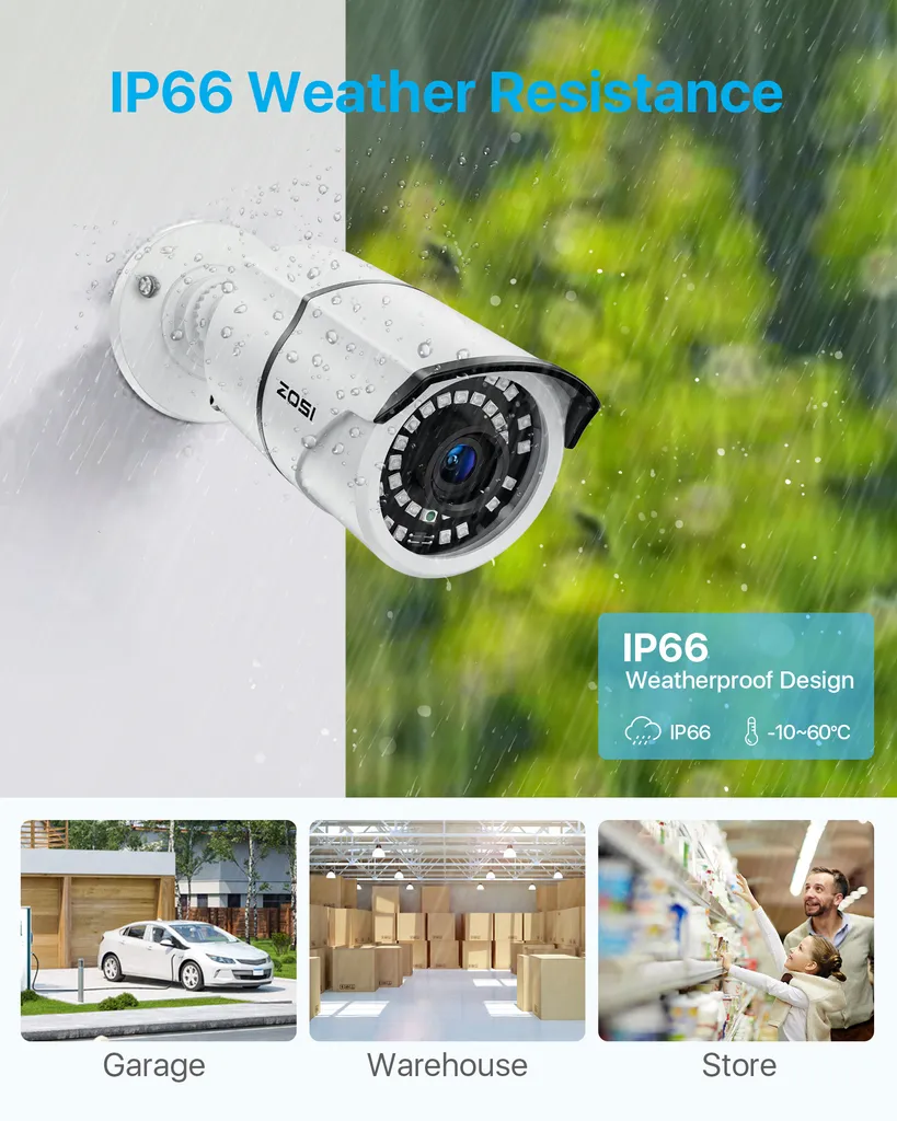 ZOSI 8CH 2K 5MP POE Überwachungskamea Set, 8X Netzwerk IP Kamera Überwachung Aussen Set Mit 2TB Festplatte, Bewegungserkennung, IR Nachtsicht 3 ZOSI 8CH 2K 5MP POE Überwachungskamea Set, 8X Netzwerk IP Kamera Überwachung Aussen Set Mit 2TB Festplatte, Bewegungserkennung, IR Nachtsicht – Bild 3