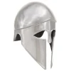 VidaXL Griechischer Krieger-Helm Antik Replik Für LARP Silbern Stahl