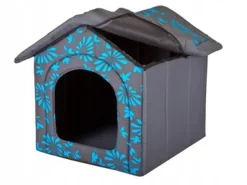 Hobbydog BUDNKW6 R4 Hundehöhle Katzenhöhle Hundebett Katzenbett Hundehaus Schlafplatz Hundekorb Hund Haus Hundehütte Grau Blue In Blumen R4: 60 X 55 X 60 Cm -Garten- & Gewächshäuser Geschäft 873f6b9dccf209a7f3afb259b1c45c62