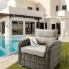 Destiny Loungesessel Santa Ponsa Mixed Brown Lounge Sessel