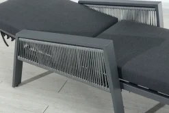 Mandalika Aluminium / Rope Sonnenliege Elba -Garten- & Gewächshäuser Geschäft 87813b5c54a49756e43411fda25ca638