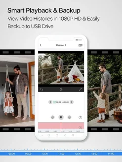 ZOSI 8CH H.265+ DVR Mit 1TB Festplatte Und 4x FHD 1080P Dome Überwachungskamera System Für Innen Und Außen, 24M IR Nachtsicht 13 ZOSI 8CH H.265+ DVR Mit 1TB Festplatte Und 4x FHD 1080P Dome Überwachungskamera System Für Innen Und Außen, 24M IR Nachtsicht -Garten- & Gewächshäuser Geschäft 8788893b4e89fa5dc4ad22d3e92d8d4e 1
