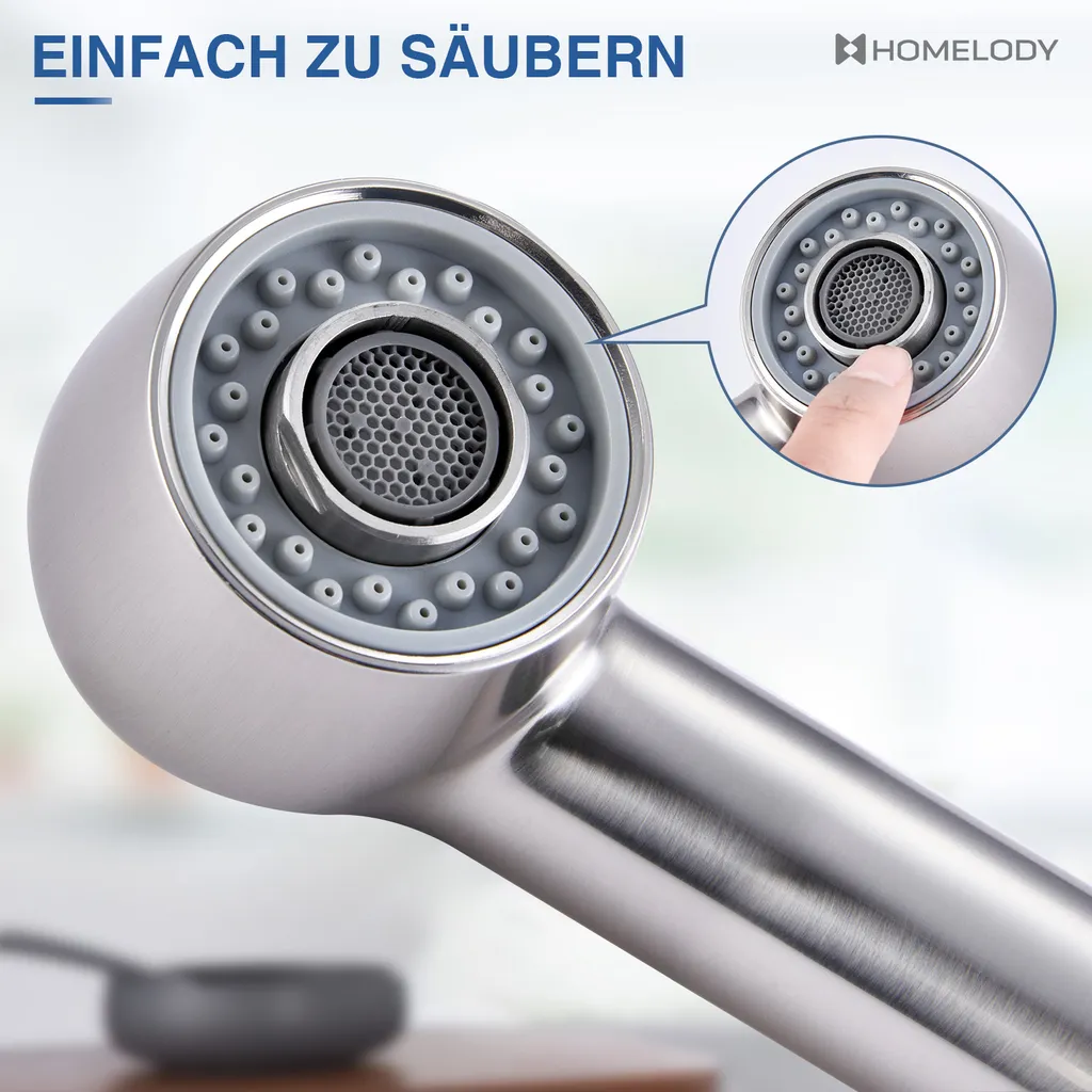 Homelody Geschirrbrause Ersatzkopf 2 Strahlarten Brausekopf Küchenarmatur Wasser Sparen, Handbrause Küche, Spülbrause Für Küchenarmatur Spültischarmatur 5 Homelody Geschirrbrause Ersatzkopf 2 Strahlarten Brausekopf Küchenarmatur Wasser Sparen, Handbrause Küche, Spülbrause Für Küchenarmatur Spültischarmatur – Bild 5
