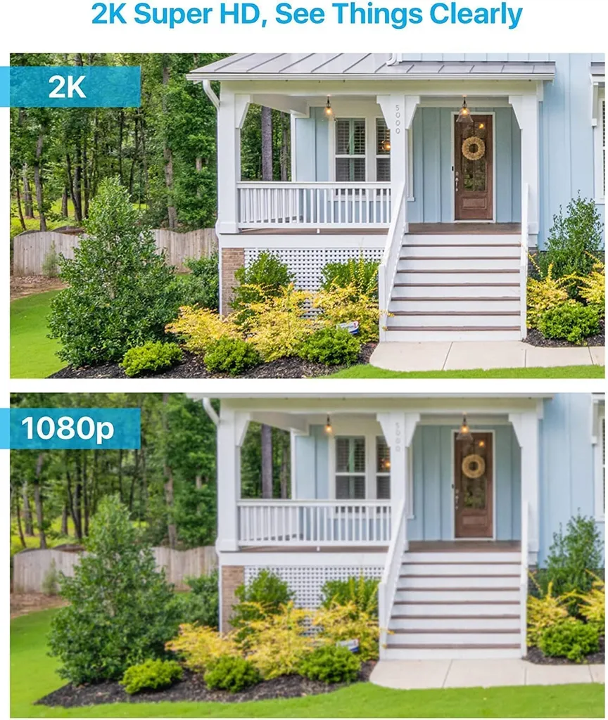 ZOSI 2K Außen WLAN Überwachungskamera Set, 4X 3MP WiFi IP Kamera Mit 8CH 5MP 1TB HDD NVR, 24/7 Videoaufzeichnung, Bewegungserkennung, 24M IR Nachtsicht 3 ZOSI 2K Außen WLAN Überwachungskamera Set, 4X 3MP WiFi IP Kamera Mit 8CH 5MP 1TB HDD NVR, 24/7 Videoaufzeichnung, Bewegungserkennung, 24M IR Nachtsicht – Bild 3