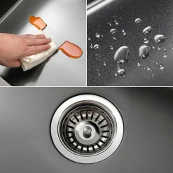 Lonheo Edelstahl Spülbecken 74 X 44cm Für Ab 80cm Unterschrank, Küchenspüle Edelstahlspüle Inkl. Ablaufgarnitur 13 Lonheo Edelstahl Spülbecken 74 X 44cm Für Ab 80cm Unterschrank, Küchenspüle Edelstahlspüle Inkl. Ablaufgarnitur -Garten- & Gewächshäuser Geschäft 87a511e262998e959b5b8868b30b0291