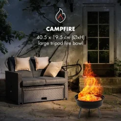 Klarstein Brooklyn-BBQ 4-in-1-Grillfass | Grill, Smoker SlowCooker & Feuerschale | Ø 42 Cm | Stahl | Pulverbeschichtet 9 Klarstein Brooklyn-BBQ 4-in-1-Grillfass | Grill, Smoker SlowCooker & Feuerschale | Ø 42 Cm | Stahl | Pulverbeschichtet -Garten- & Gewächshäuser Geschäft 87b71d39456acf718b45debef60d1a29