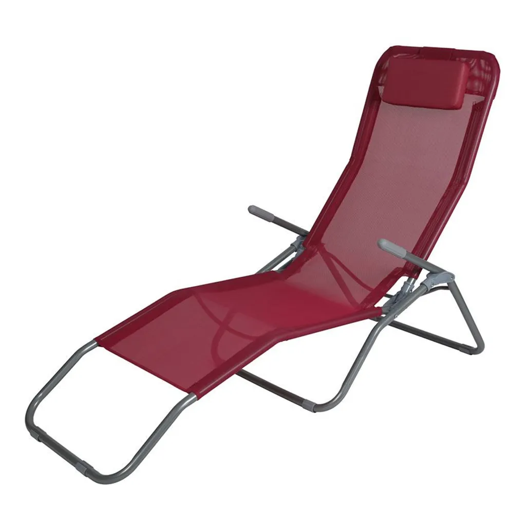 Spetebo Gesundheitsliege Mit Kopfkissen - 190 Cm / Fuchsia - Klappbare Garten Sonnen Liege 1 Spetebo Gesundheitsliege Mit Kopfkissen - 190 Cm / Fuchsia - Klappbare Garten Sonnen Liege