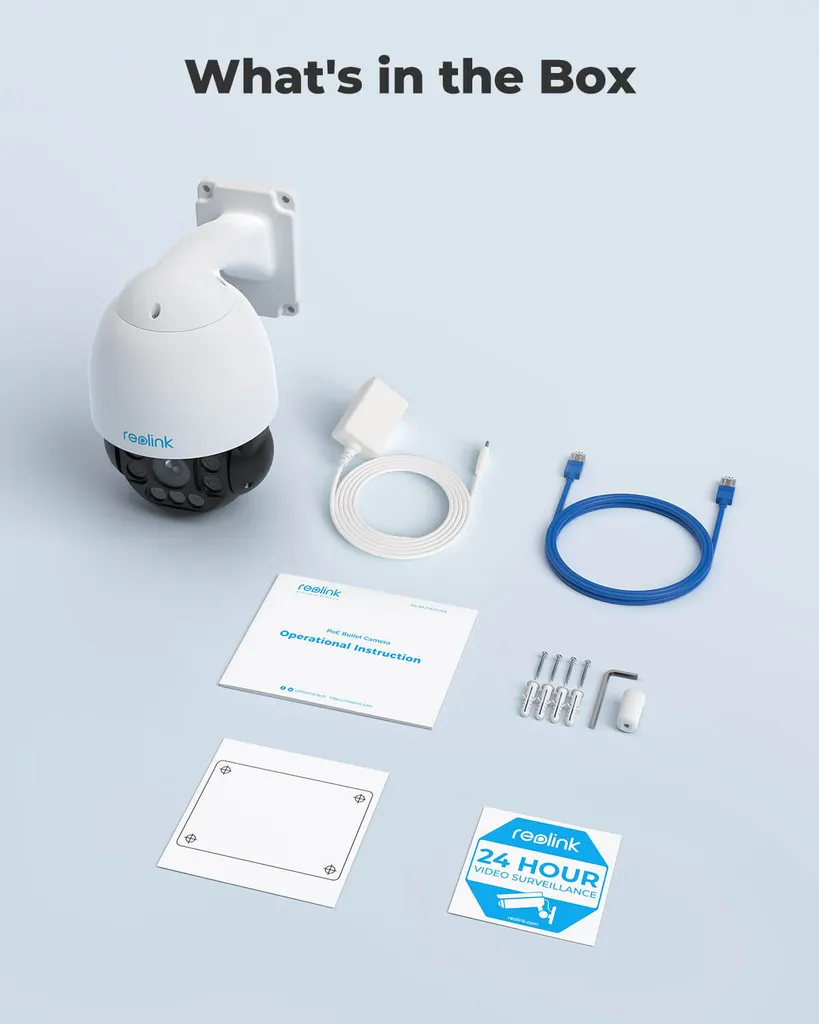 Reolink 4K PTZ PoE Überwachungskamera Aussen Mit Spotlight, Personen-/Fahrzeug-/Tiererkennung, 360° Schwenk 90° Neige, 5X Optischem Zoom, Farbnachtsicht, Auto-Tracking, 2-Wege-Audio, Outdoor IP Kamera, RLC-823A 29 Reolink 4K PTZ PoE Überwachungskamera Aussen Mit Spotlight, Personen-/Fahrzeug-/Tiererkennung, 360° Schwenk 90° Neige, 5X Optischem Zoom, Farbnachtsicht, Auto-Tracking, 2-Wege-Audio, Outdoor IP Kamera, RLC-823A – Bild 29