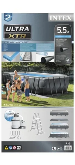 INTEX Ultra XTR Frame Pool Swimmingpool Sandfilter Leiter Uvm. 549x274cmx132cm -Garten- & Gewächshäuser Geschäft 88b0a0e8fd0f7ea119477632ac2888a6