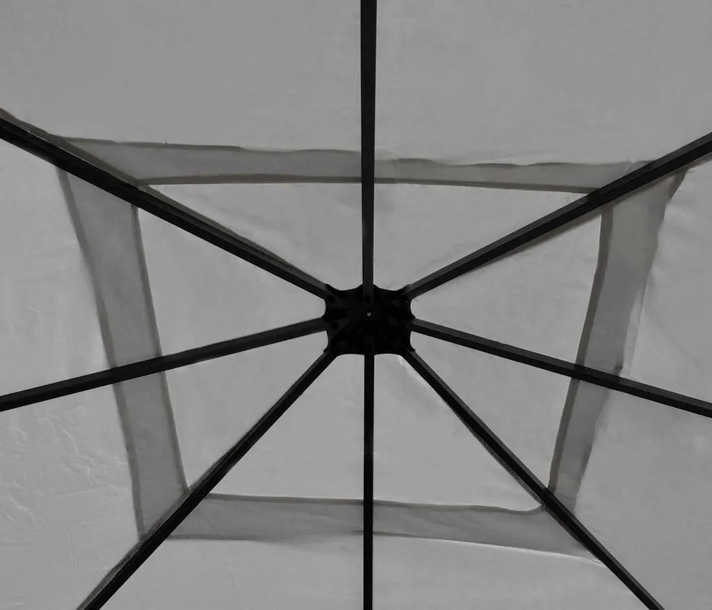 Mendler Ersatzbezug Für Dach Pergola Pavillon Calpe 4x4m Grau 3 Mendler Ersatzbezug Für Dach Pergola Pavillon Calpe 4x4m Grau – Bild 3