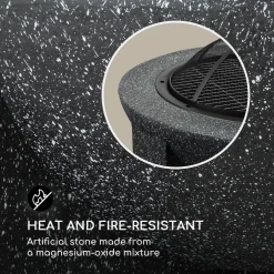 Blumfeldt Troja Feuerschale Grill Ø 75 Cm Mit Funkenfang Stahl MgO-Kunststein Feuerfest 7 Blumfeldt Troja Feuerschale Grill Ø 75 Cm Mit Funkenfang Stahl MgO-Kunststein Feuerfest -Garten- & Gewächshäuser Geschäft 88f7b7a338dcbbe2c1ba44c21722b391