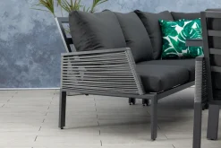 Mandalika Alu / Rope Dining Eck Lounge Set Elba Inkl. 2x Dining Sessel Neuheit Hohe Ausführung -Garten- & Gewächshäuser Geschäft 893bdbca6567884814c2a5258ee27ebf