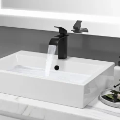 Mmgoqqt Einhebel-Waschtischmischer, Messing Verchromt, Moderne Eleganz -Garten- & Gewächshäuser Geschäft 897e75b001efb581f79b09b91197b6c5